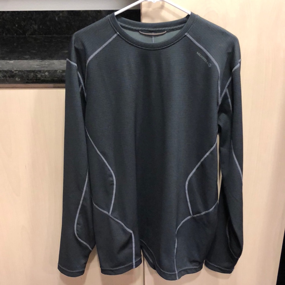 NEW Merrell Men’s L Opti-Wick, Tech Long Sleeve